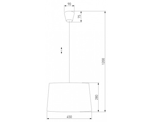 Подвесной светильник TK Lighting Maja 1885 Maja Black