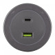 Розетка USB и type C на треке Arte Milano Am-track-sockets-39 399731TS/USB-Type-C Grey