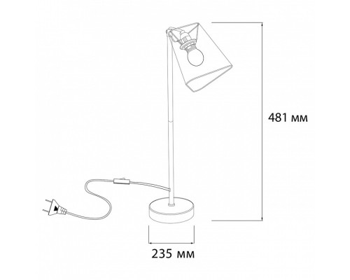 Настольная лампа декоративная Escada Hall 10185/L White