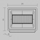 Настенно-потолочный прожектор Maytoni Flood FL001-L100B6K