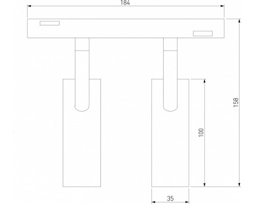 Светильник на штанге Elektrostandard Slim Magnetic a062852