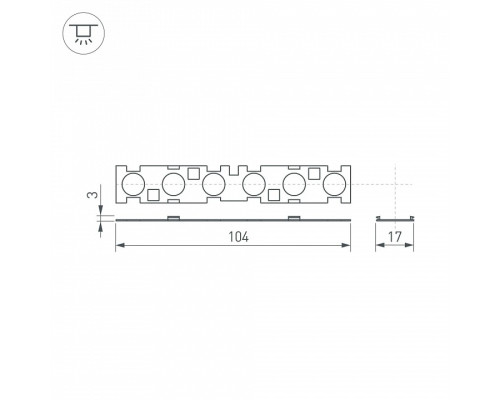 Рассеиватель Arlight SL-LINE 041791