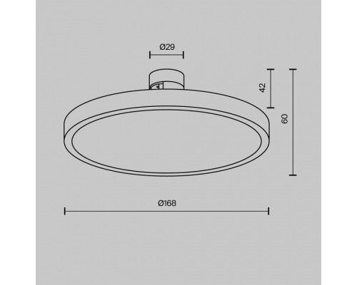 Накладной светильник Maytoni Plato TR153-1-10W3K-BS