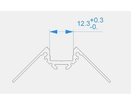 Профиль накладной Deko-Light AV-02-10 970450