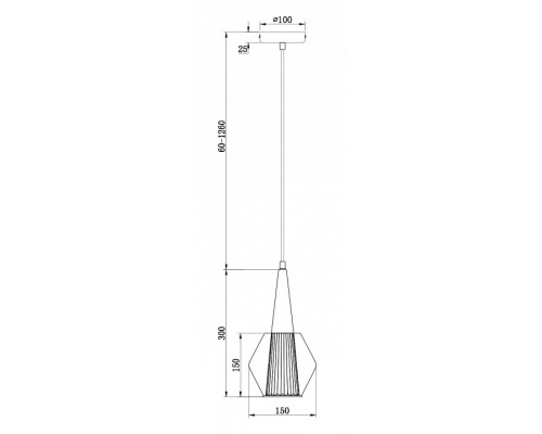 Подвесной светильник Freya Copita FR5133PL-01W