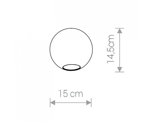 Плафон стеклянный Nowodvorski Cameleon Sphere S TR 8531