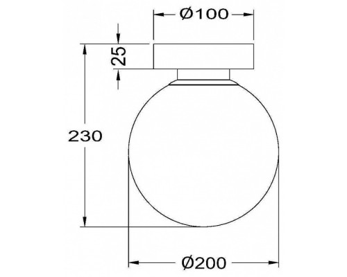 Накладной светильник Maytoni Basic form MOD321WL-01W1