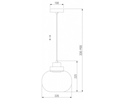 Подвесной светильник Eurosvet Jeffry 50241/1 LED прозрачный