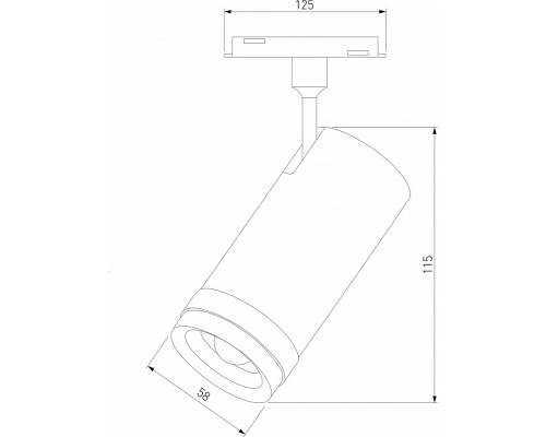 Светильник на штанге Elektrostandard Slim Magnetic a062818