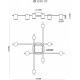 Потолочная люстра MyFar Gella MR1180-8C