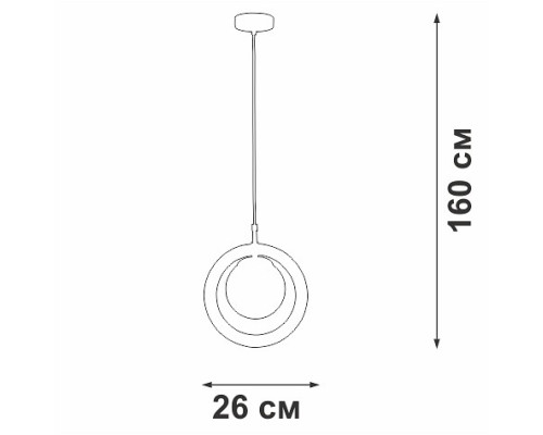 Подвесной светильник Vitaluce V29550 V29550-8/1S