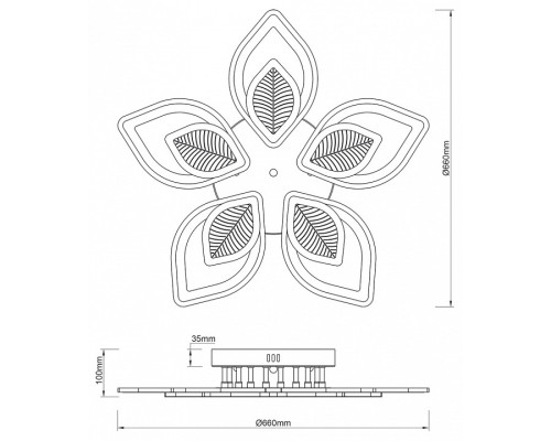 Потолочная люстра Escada Anise 10288/10LED