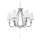 Подвесная люстра LUMINA DECO Milesia LDP 8926-6 WT+CHR