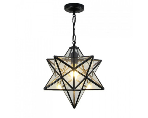 Подвесной светильник Imperiumloft Black Star Clear Glass 101314-26