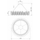 Подвесной светильник Bogate's Farfalla 90375/1