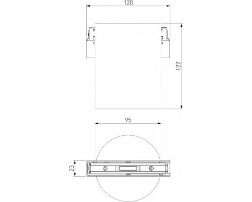 Накладной светильник Elektrostandard Slim Magnetic a063496