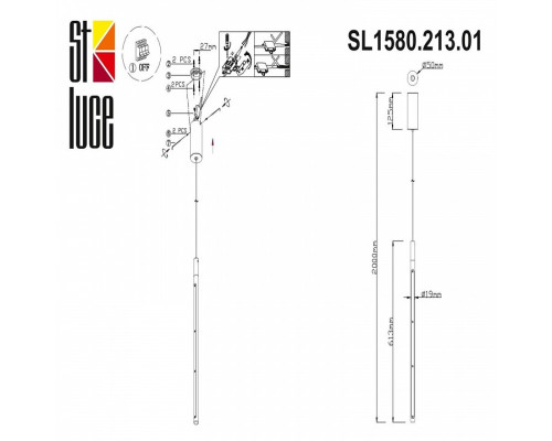 Подвесной светильник ST-Luce Ralio SL1580.213.01