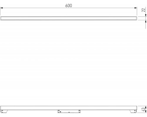 Встраиваемый светильник Elektrostandard Slim Magnetic a063541