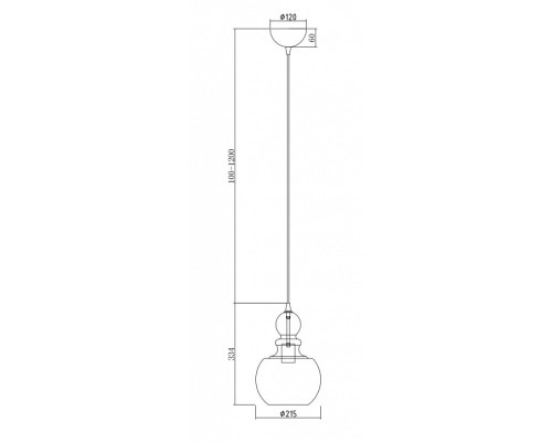 Подвесной светильник Maytoni Tone P003PL-01BZ