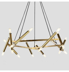 Подвесная люстра Imperiumloft Jonathan Browning Le Pentagone Chandelier 20 Light 40.2364