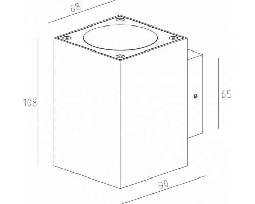 Накладной светильник Deko-Light Cubodo II Double DG Mini 731030