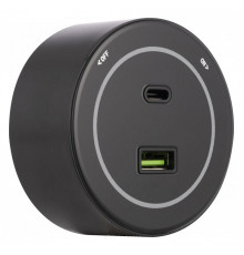 Розетка USB и type C на треке Arte Milano Am-track-sockets-39 399732TS/USB-Type-C Black