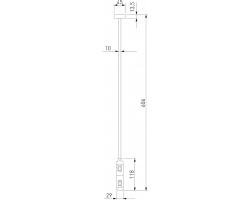 Основание на штанге Elektrostandard Esthetic Magnetic a065446