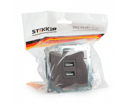 Розетка USB, без рамки Stekker Катрин 49027