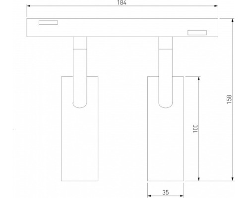 Светильник на штанге Elektrostandard Slim Magnetic a063527