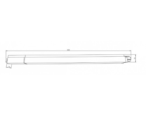 Накладной светильник Maytoni Basis TR000-1-24W3K-W