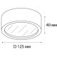 Накладной светильник Italline M04-525-125 M04-525-125 white 4000K