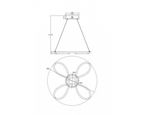 Подвесной светильник Freya Jumbo FR6047PL-L70W