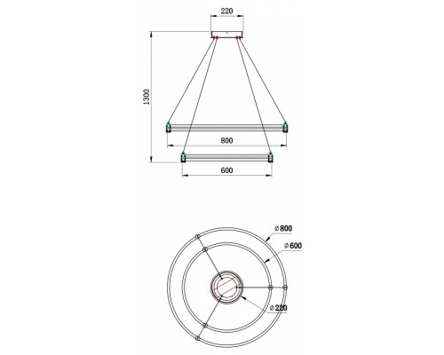 Подвесной светильник Stilfort Tooring 4006/02/02P