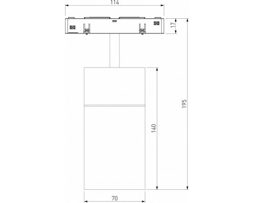 Светильник на штанге Elektrostandard Slim Magnetic a066515