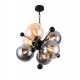 Подвесная люстра LUMINA DECO Afrodis LDP 1138-6 AMB+GY