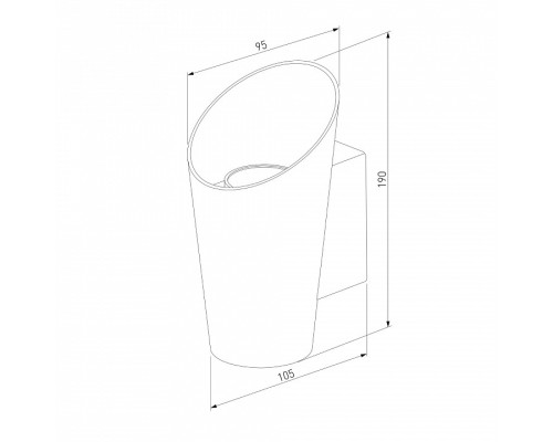 Накладной светильник Elektrostandard Tronc a053447