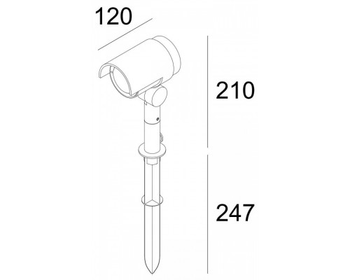 Наземный низкий светильник Deko-Light Keid II 732095