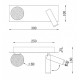 Бра iLedex Telescope W4774-30 SWH