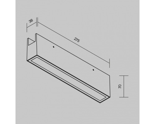 Накладной светильник Maytoni Points O-TR01-3-S-20WB3K