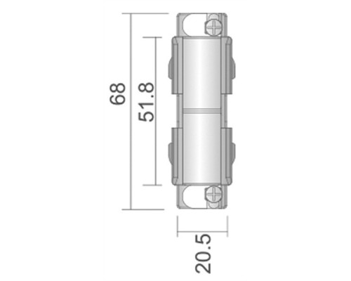 Вставка антискользящая для профиля Deko-Light D Line 710017