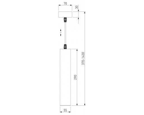 Подвесной светильник Elektrostandard Single a057418