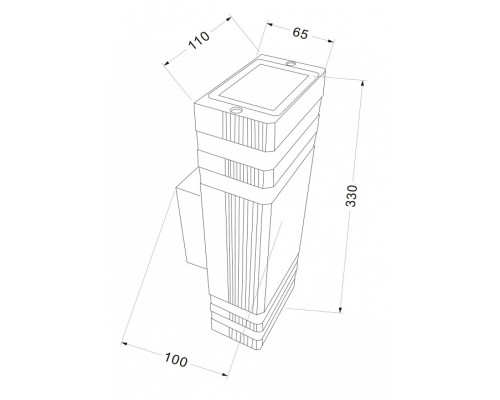 Накладной светильник Maytoni Unter den Linden O578WL-02B