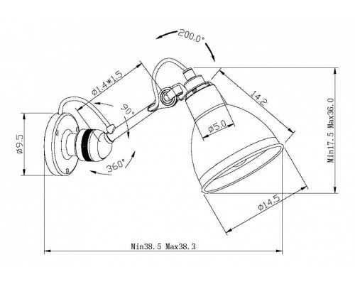 Бра Lightstar Loft 765604