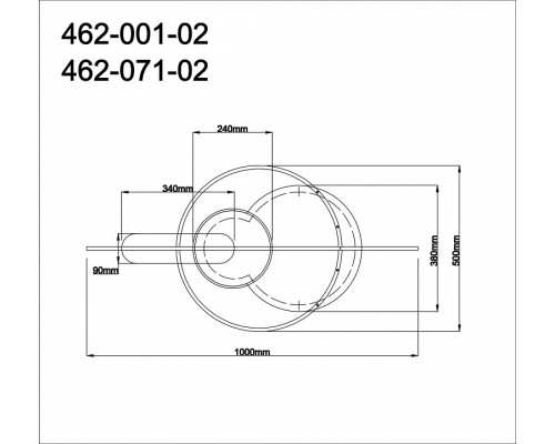 Накладной светильник Velante 462 462-071-02