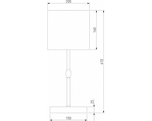 Настольная лампа декоративная Eurosvet Notturno 01162/1 черный