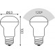Лампа светодиодная Gauss R63 E14 8Вт 4100K 63228