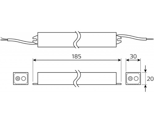 Блок питания с проводом Gauss  BT521