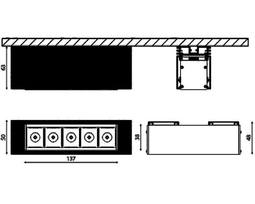 Встраиваемый светильник DesignLed SY SY-601221-BL-10-NW