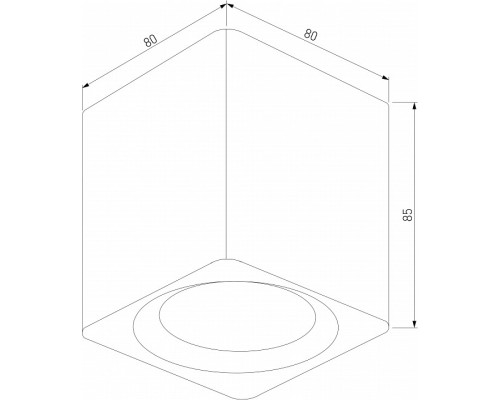 Накладной светильник Elektrostandard Matrix a065283