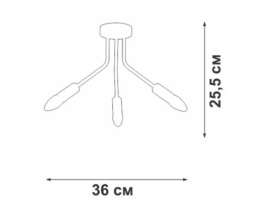 Потолочная люстра Vitaluce V3020 V3020-1/3PL